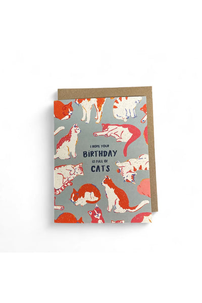 Full of Cats Card