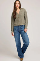 Mable Patch Pocket Cropped Cardigan