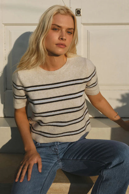 Gatewood Stripe Sweater Tee