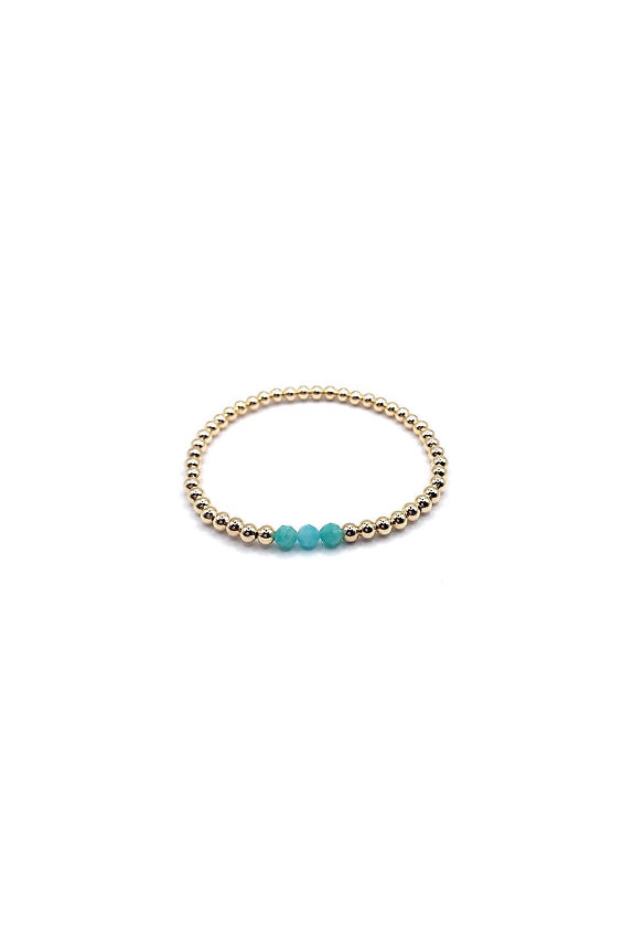 Gemma Bracelet in Green Amazonite