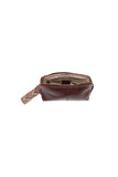 Gigi Woven Wrist Strap Crossbody Currant