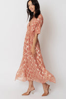 Gilded Kimono Dress