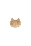 Ginger Cat Face Claw Clip