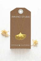 Ginkgo Leaf Necklace