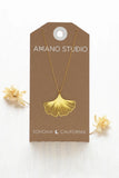 Ginkgo Leaf Necklace
