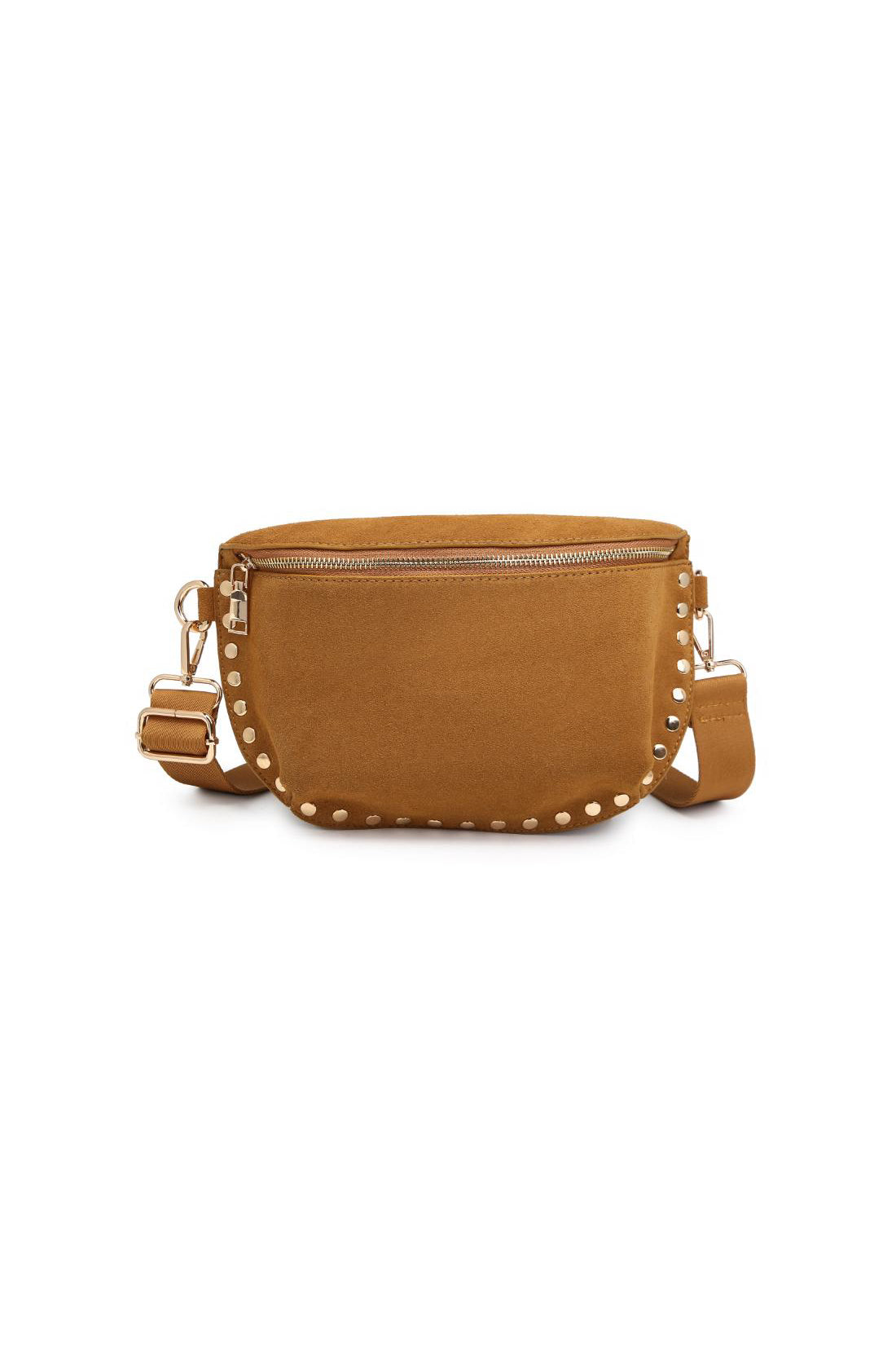 Gizelle Suede Belt Bag Tan