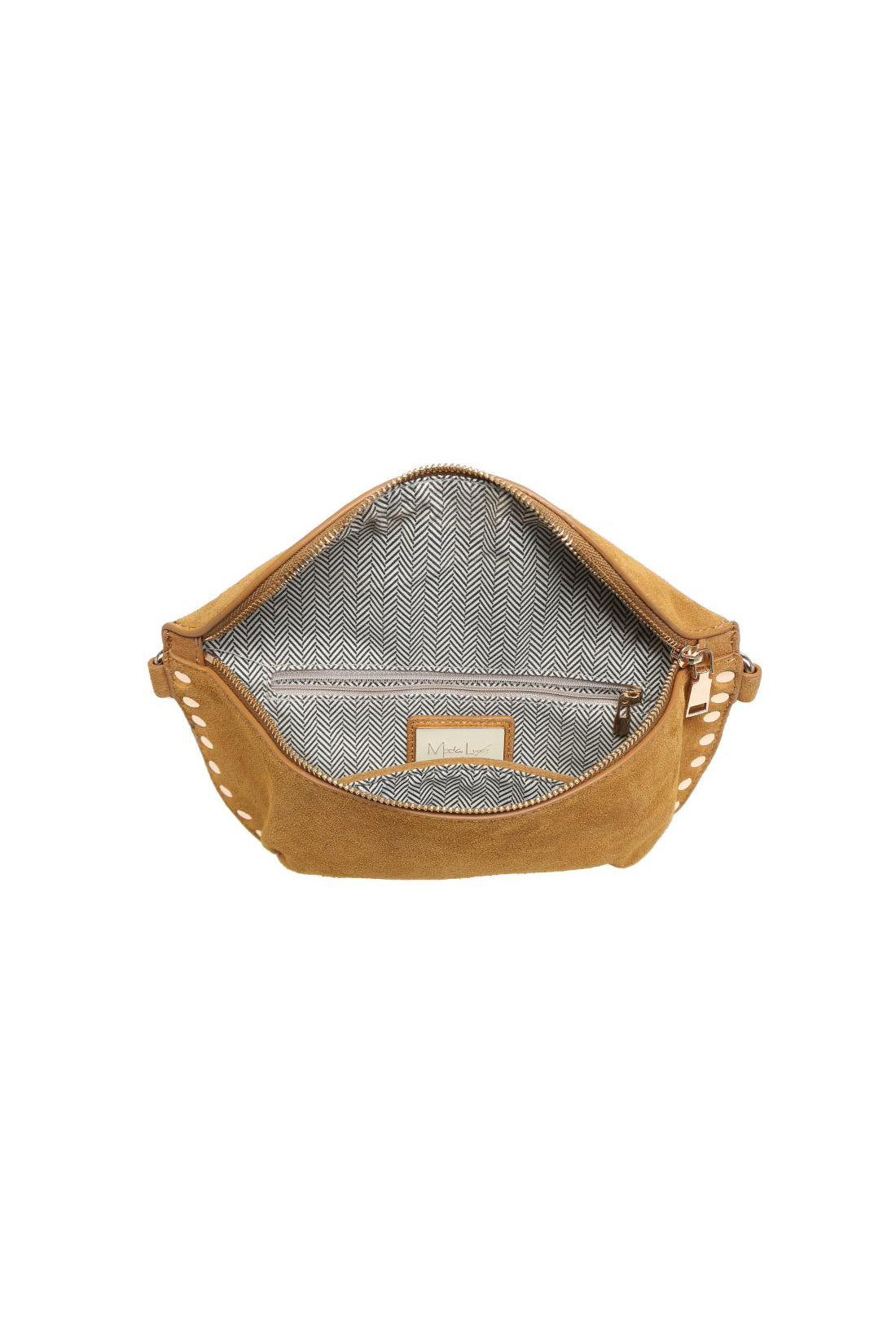 Gizelle Suede Belt Bag Tan