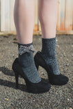 Glitter Dream Bow Anklet Socks