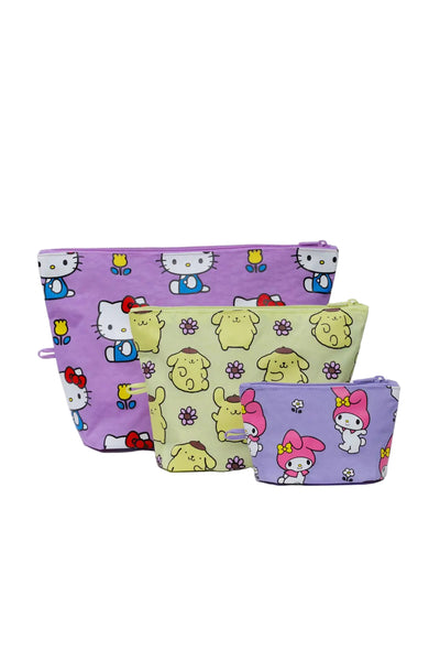 Go Pouch Set Hello Kitty and Friends Florals