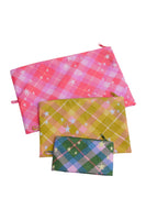 Go Pouch Set Star Plaid