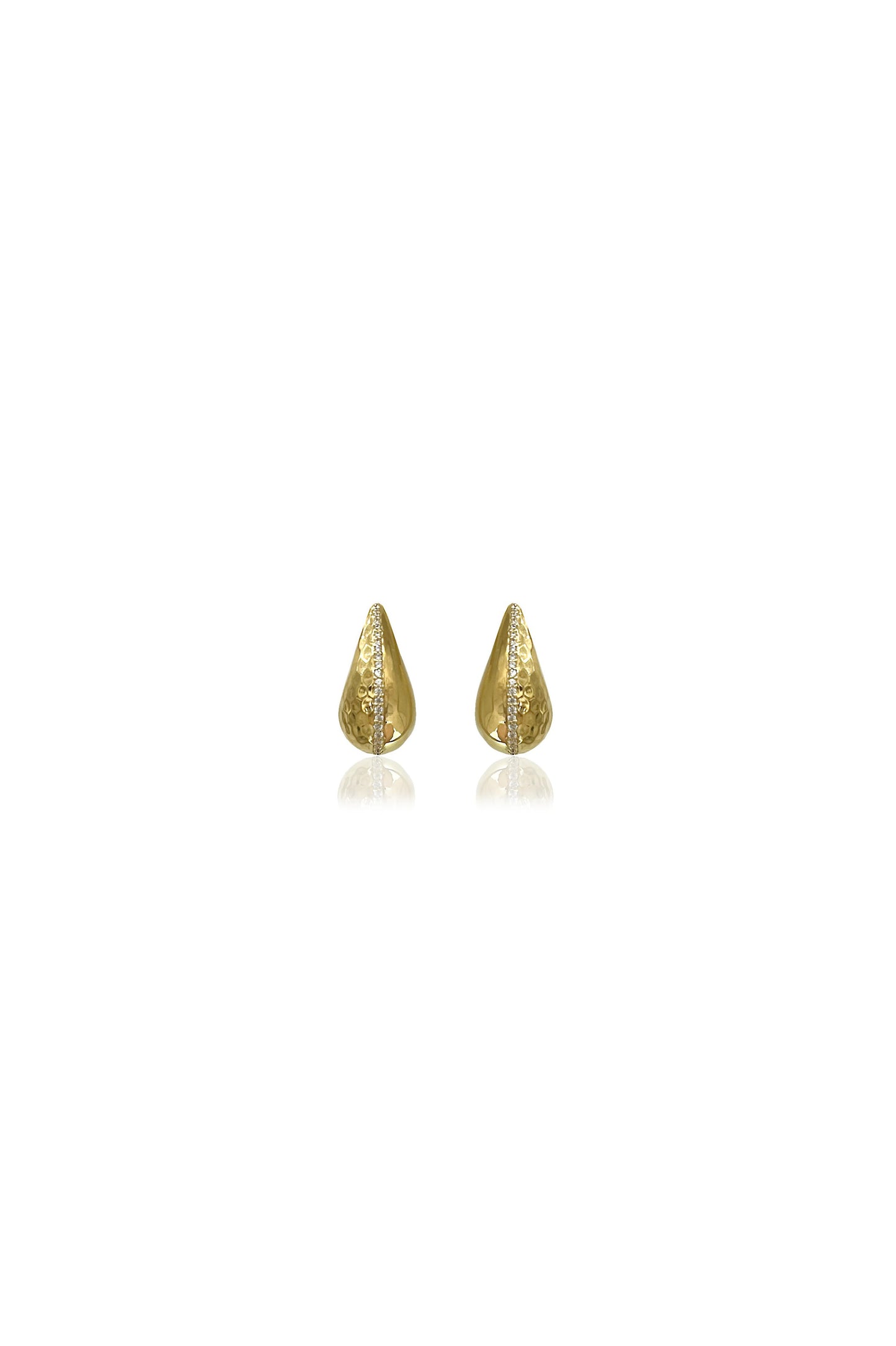 Gold Gia Teardrop Earrings