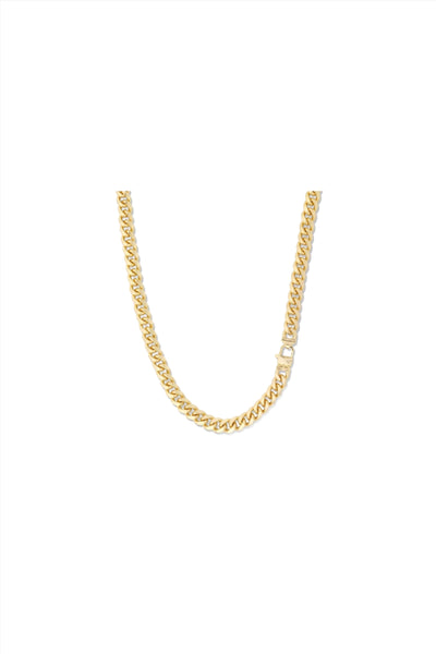 Gold Julian Cuban Chain Necklace