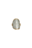 Gold Maria Theresa Curved Coin Ring