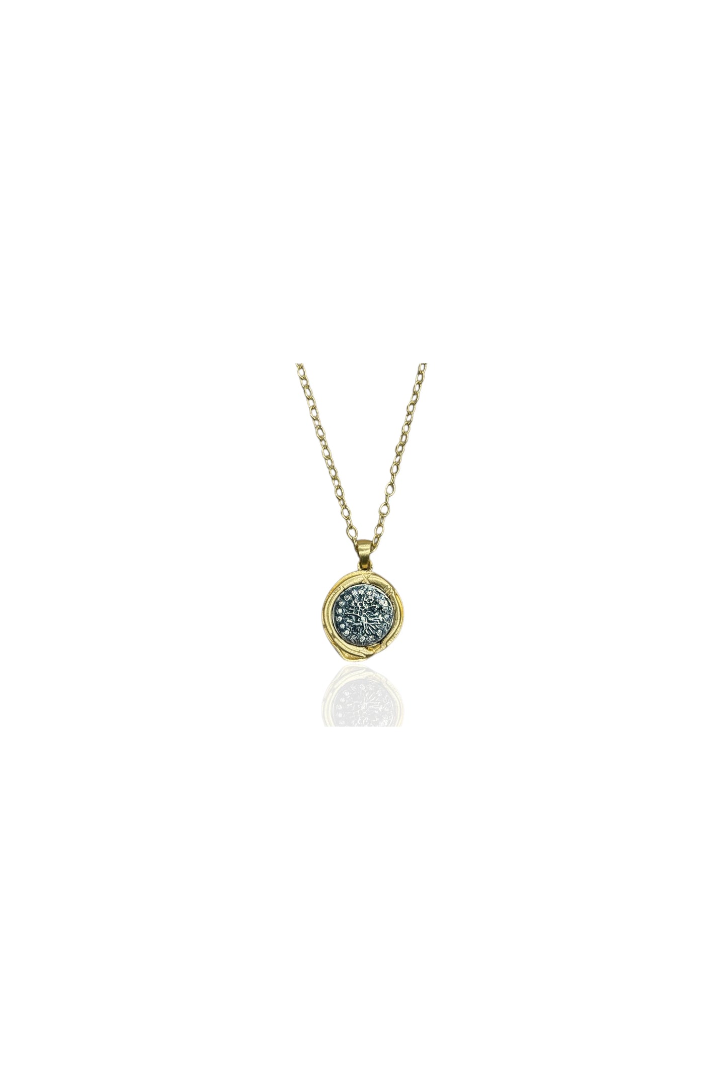 Gold Mini Guna Wax Seal Necklace