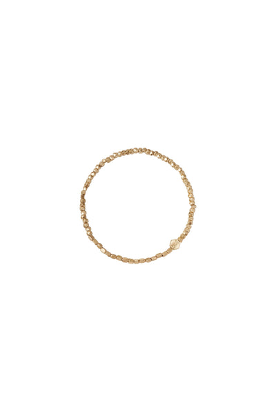 Gold Mini Metal Stacking Bracelet
