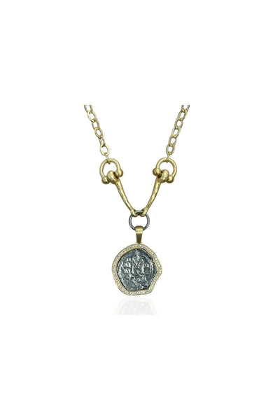 Gold Molat Horsebit Necklace