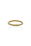 Gold Riva Hammered Bangle