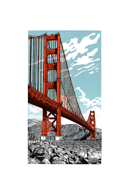 Golden Boy Classic 7 x 12 Print
