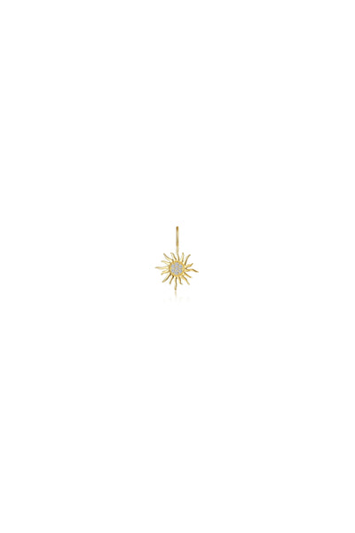 Golden Sun Charm Pendant