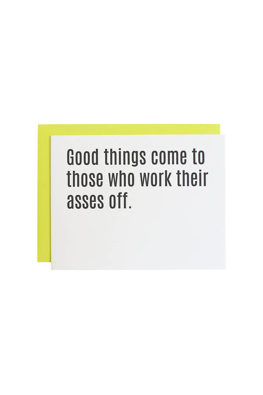 Good Things Come Card