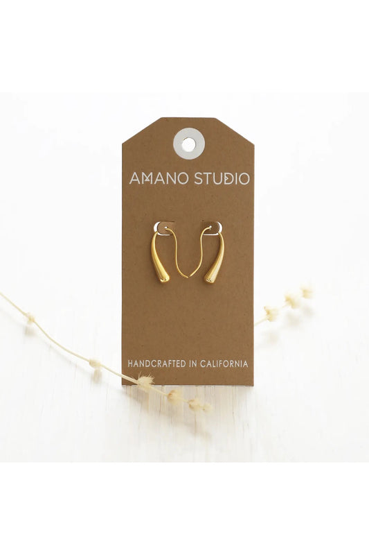 Gold Gota Drop Earrings