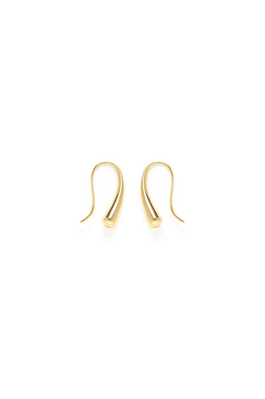 Gold Gota Drop Earrings
