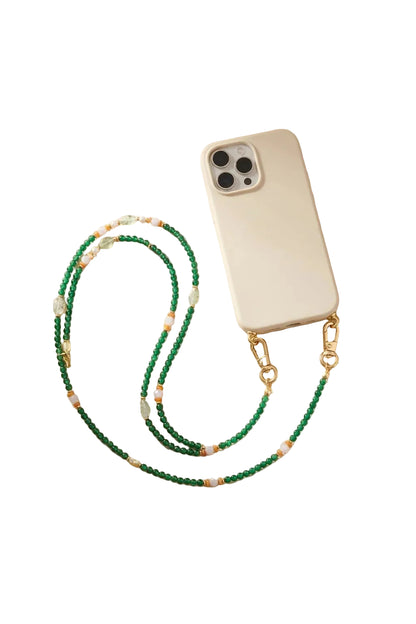 Green Agate Harmony Phone Chain