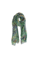 Green Paint Splash Scarf