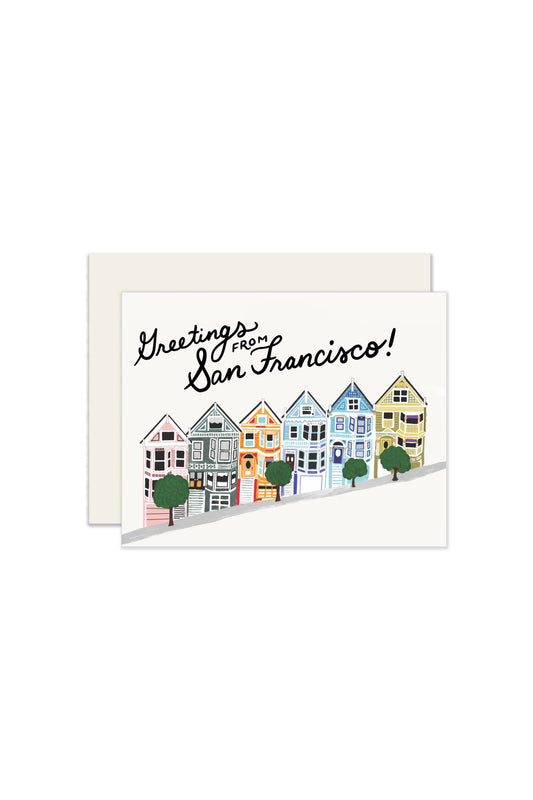 Greetings From San Francisco Card