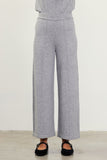 Grey Knit Crop Pants