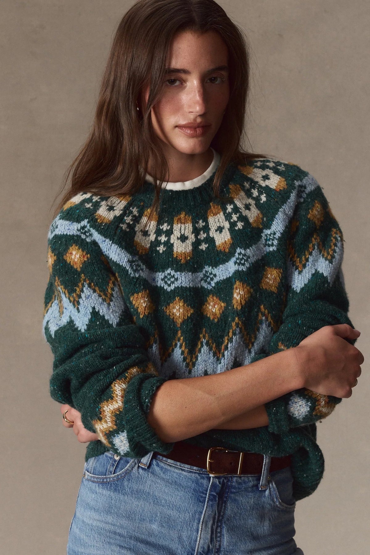 Donegal Fair Isle Sweater