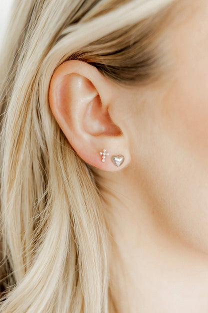 Hadley Screwback Studs Silver