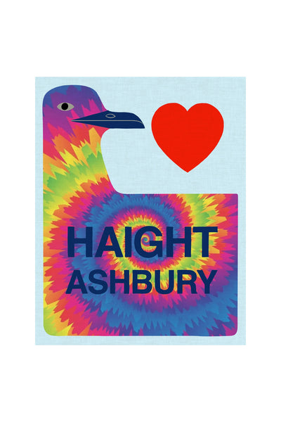 Haight Ashbury 8 x 10 Tie-Dye Print