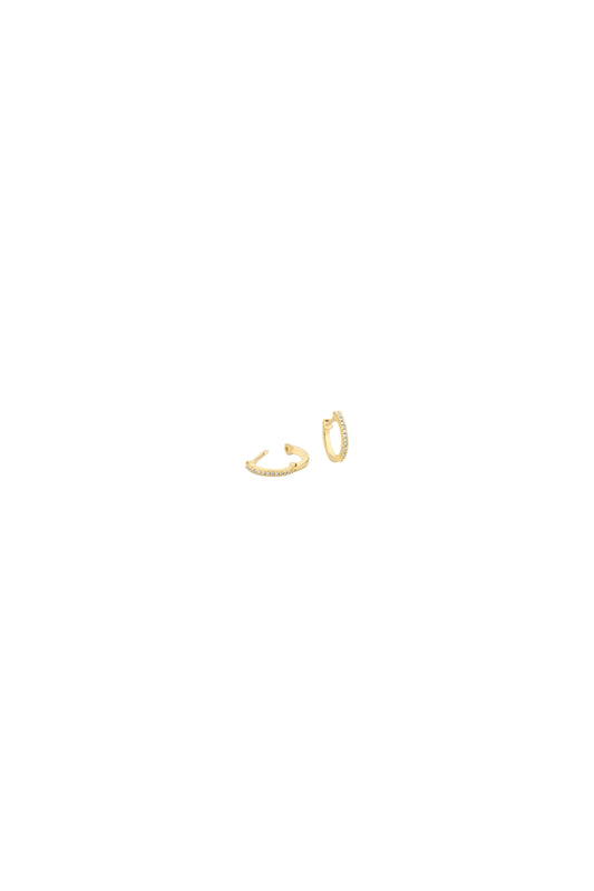 Half-Hearted Adventure? Never! Hoop Earrings Gold