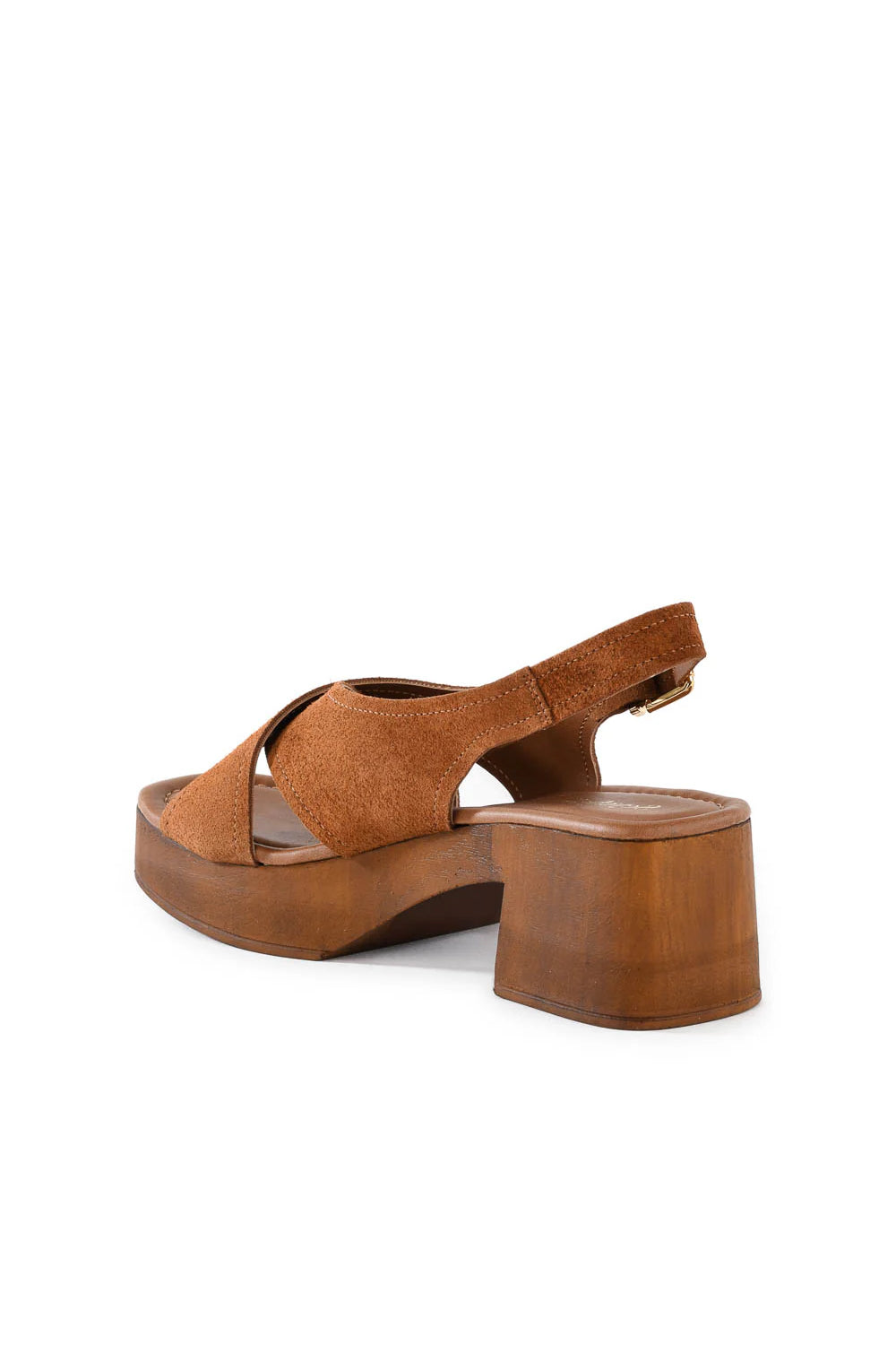 Heart Of Gold Suede Platform