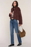 Deline Faux Fur Jacket Mocha