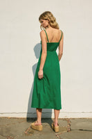 Heaven Sent Button Front Midi Dress
