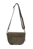 Helene Small Saddle Crossbody Dark Taupe