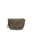 Helene Small Saddle Crossbody Dark Taupe