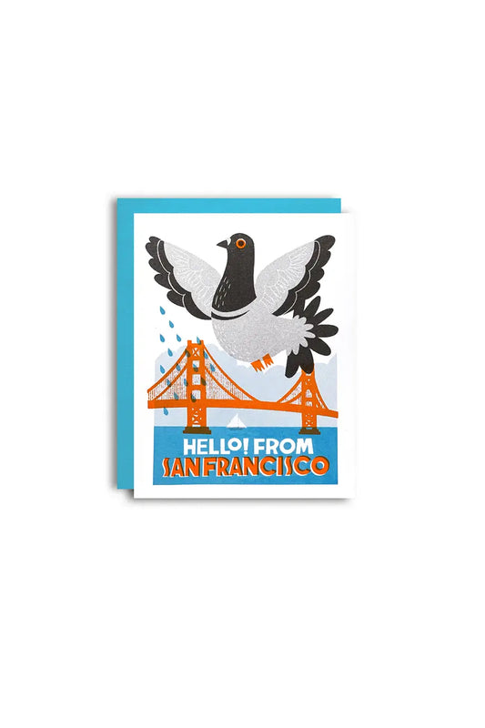Hello from SF Pigeon Card