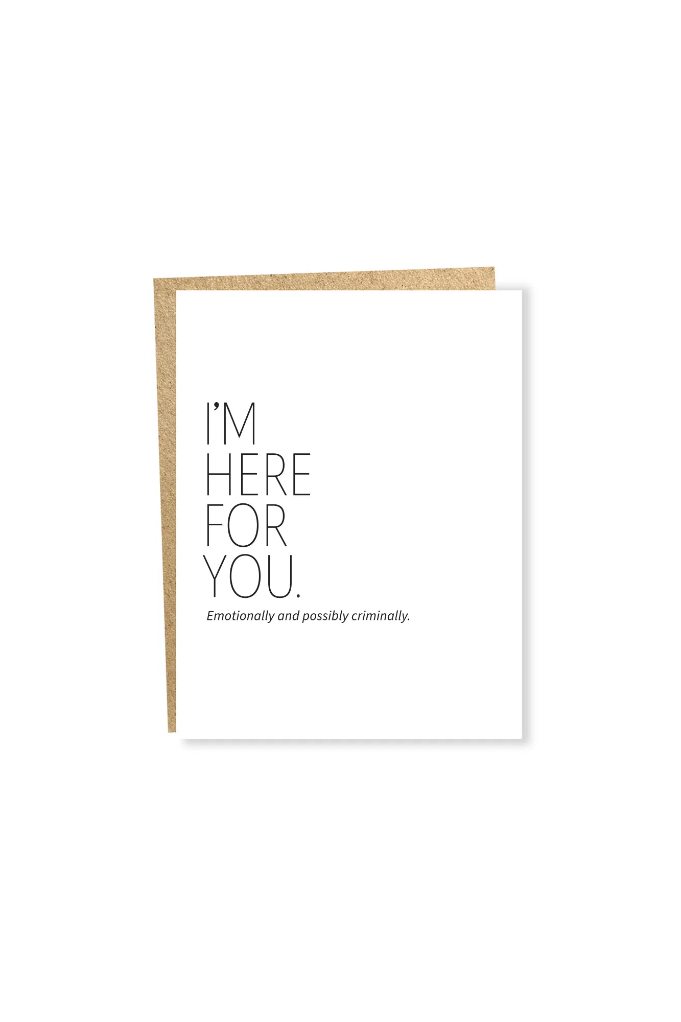 Here For You Card