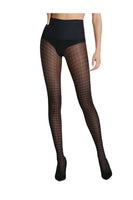 Houndstooth Sheer Tights