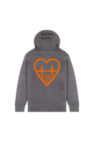 I Heart SF Zip-Up Hoodie Charcoal