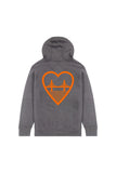 I Heart SF Zip-Up Hoodie Charcoal