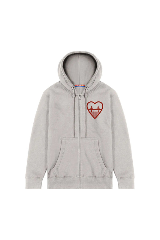 I Heart SF Zip-Up Hoodie
