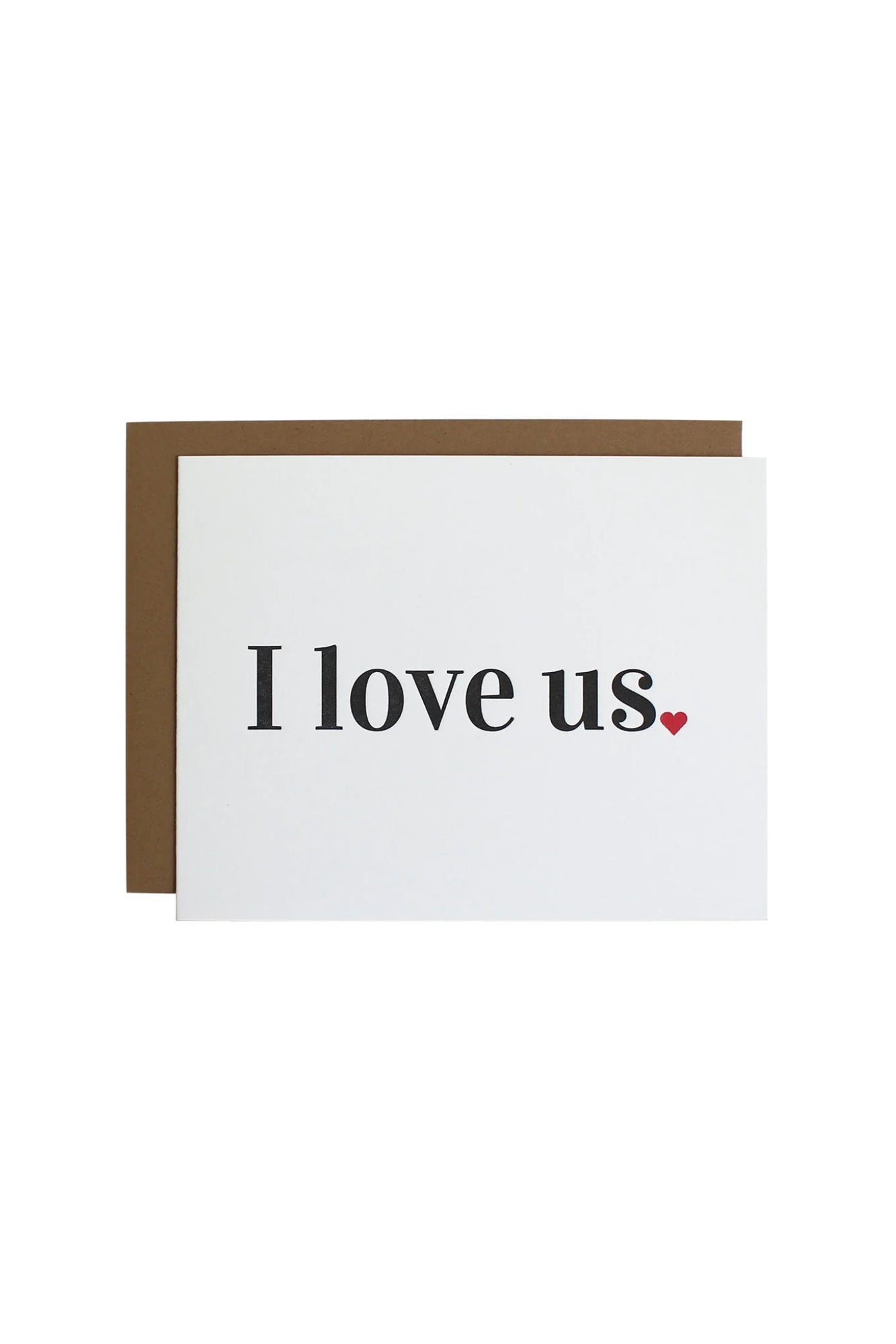 I Love Us Card
