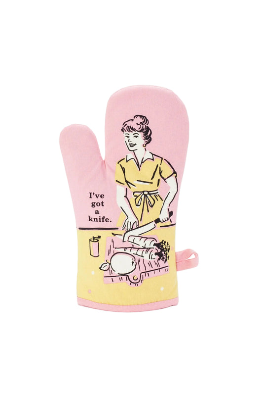 I've Got A Knife Oven Mitt