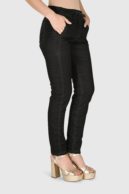 Iconic Stretch Jeans Black Snake