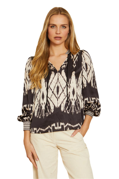 Ikat Tapestry Spencer Top