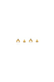 Insignia Combo Stud Earrings